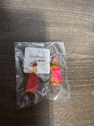 Náušnice párty flaška, 