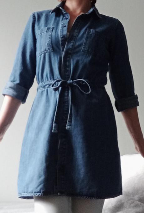 Riflové šaty na zapínanie (už s poštou), xs