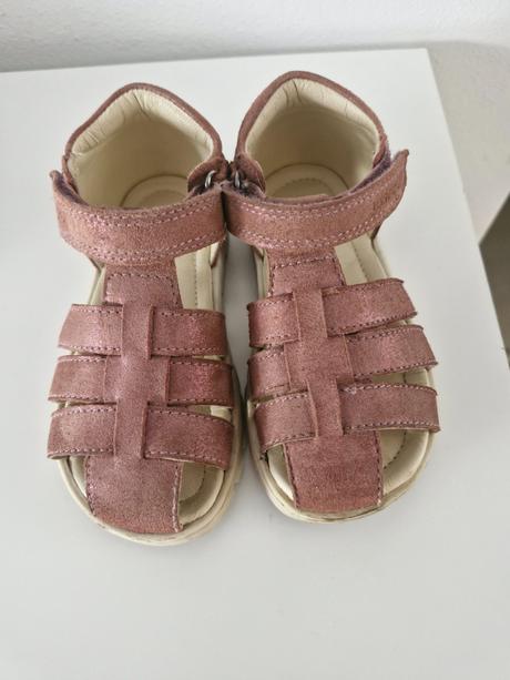 Sandálky kožené, lasocki,24