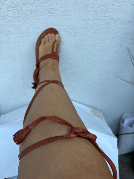Zara kozene prava koza festivalove sandale kristus, zara,37