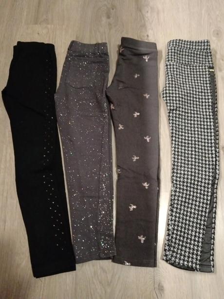 Zateplené legíny, h&m,128