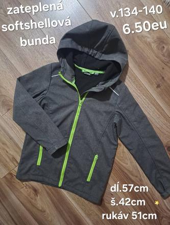 Zateplená softshellová bunda, 134