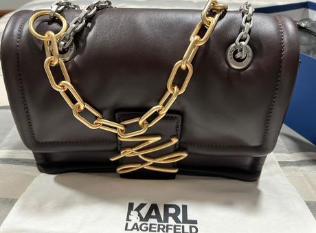 Kabelka hnedá zn. karl lagerfeld, karl lagerfeld