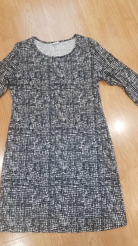 Čierno biele pleteninové šaty v. 42, 42