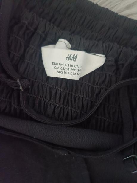 Nohavice a top, h&m,164