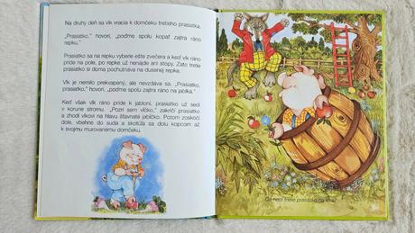 Detská kniha 'tri prasiatka', 