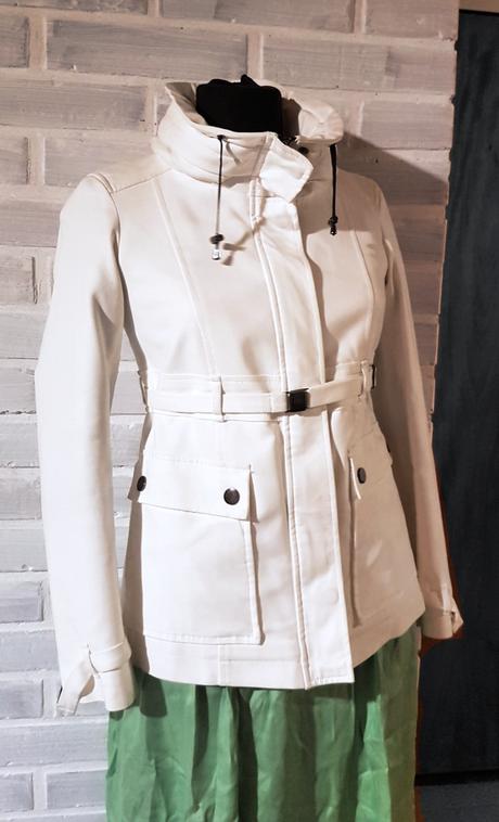 Biela prechodná bunda zara, zara,s