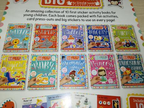 Big stickers for little hands set x10 nau18,