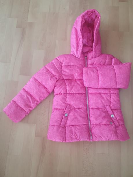 Zimna dievcenska bunda vel. 122, palomino,122