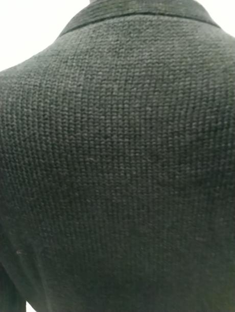 Dámsky čierny elegantný acrylový kardigán, l