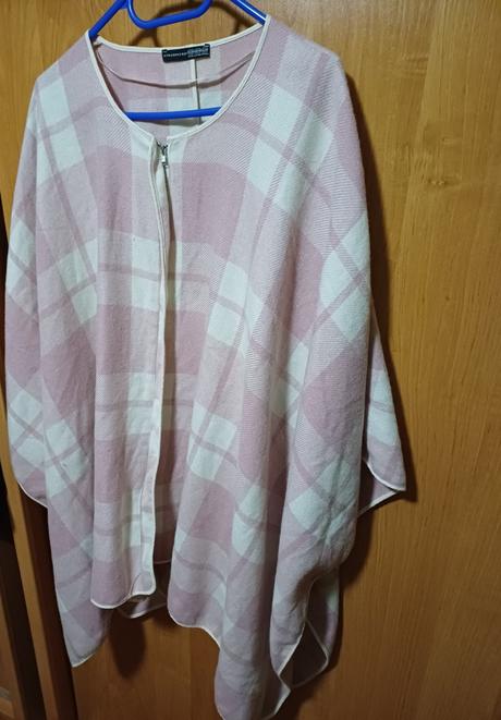 Damske pončo na zips 48/50/52/54, atmosphere