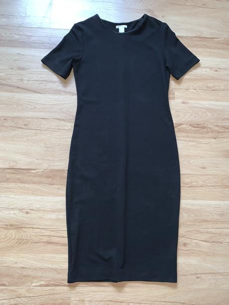Midi šaty, h&m,s