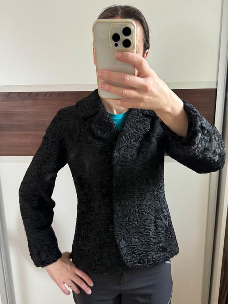 Kožušinové sako (bunda), s