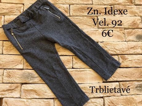 Nohavice zn. idexe vel. 92, idexe,92