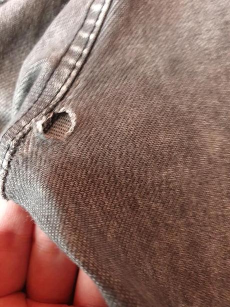 Riflové jeggínsy č.164, h&m,164