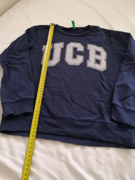 Tmavomodrá mikina, benetton,128