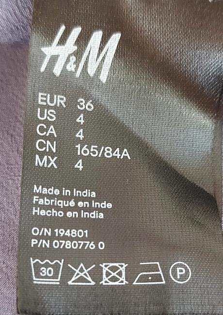 Modré vyšívané šaty, h&m,36