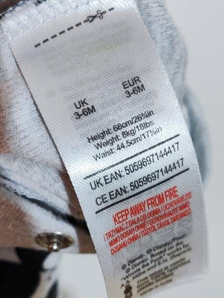 Pyžamko mickey mouse, disney,68