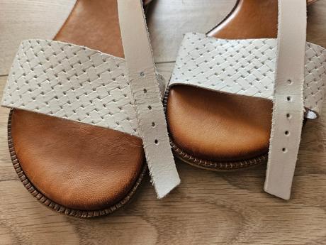 Kožené sandálky mis pepas, 38