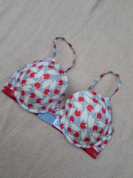 Calvin klein plavkový vrch podprsenka 85d, calvin klein,l