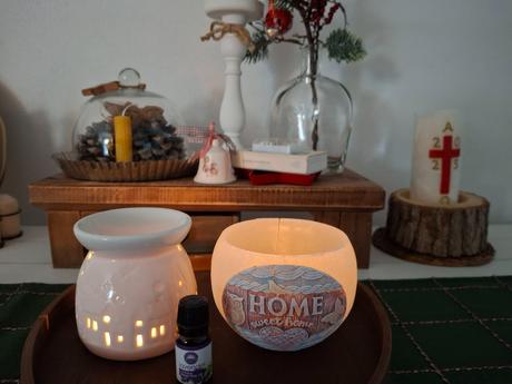 Aromalampa dedina, domčekovo -  difuzer - svietnik, 