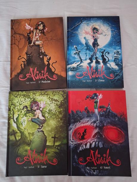 Seria komiksovych knik alisik,