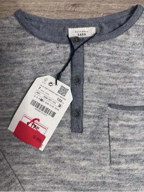 Tenký pulovrík, zara,122