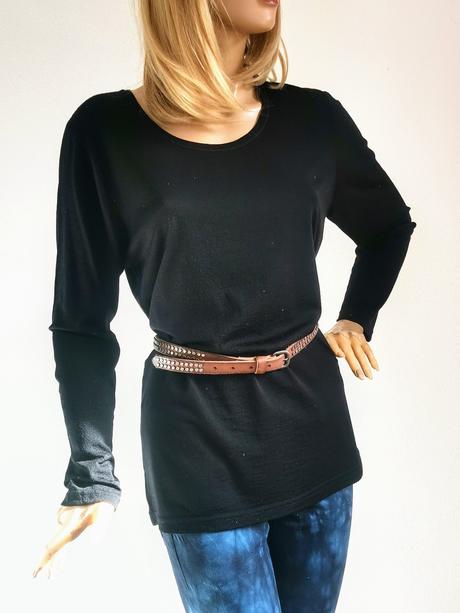 Virtuelle - merino tričká s dlhým rukávom, l