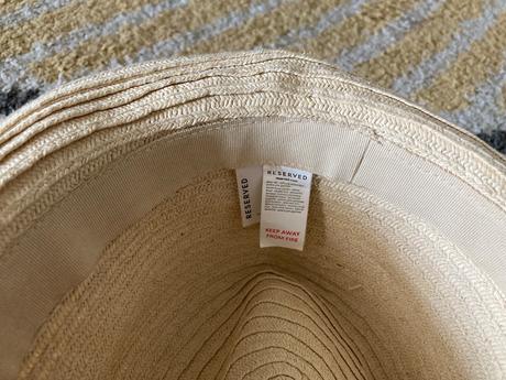 Slamený klobúčik so strapcami 128/140, reserved,128