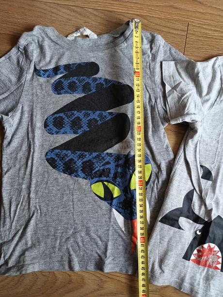 Bavlnené tričká 6-8 rokov, h&m,128