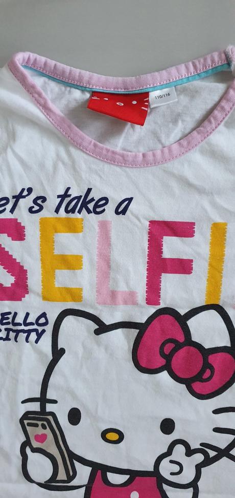 Tričko hello kitty top stav 110/116, sanrio,110