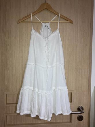 Letné biele dámske šaty, superdry,38