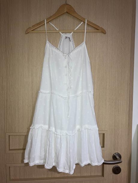 Letné biele dámske šaty, superdry,38