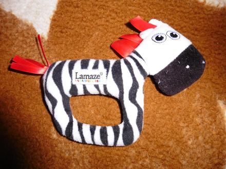 Hrkálka zebra zn. lamaze,