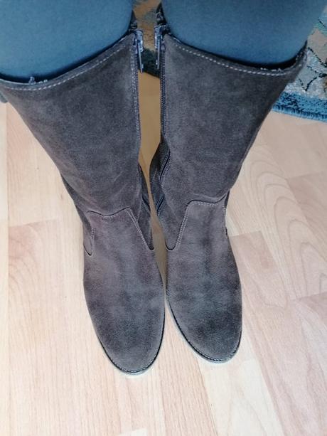 Nízke celokožené čizmy, 36