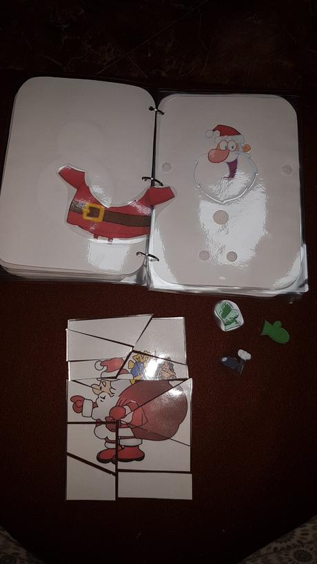 Vianočná quietbook, 