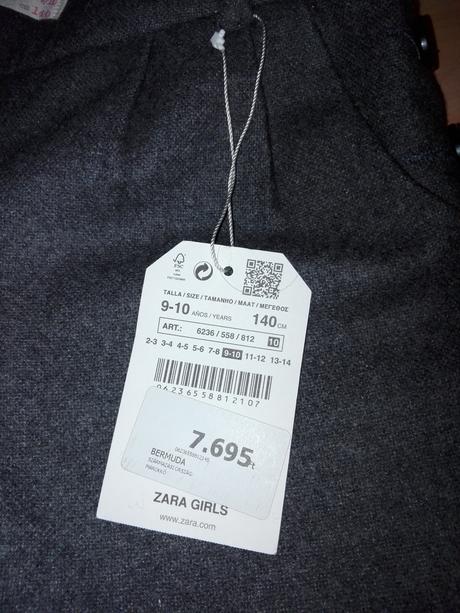 Zara kraťasy - hrubé, vhodné na jeseň, zara,140