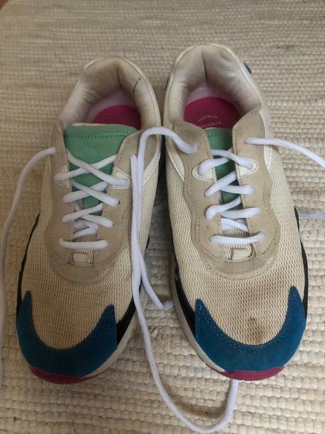 Biele tenisky, pull&bear,37