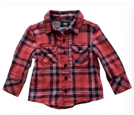 Rebel káro košeľa vel.80, rebel,80