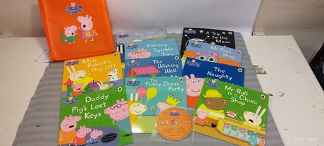 Peppa pig - taštička zošitkových kníh s cd,
