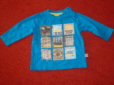 Tričko s vyšivkami 3x oblečné, kik,68