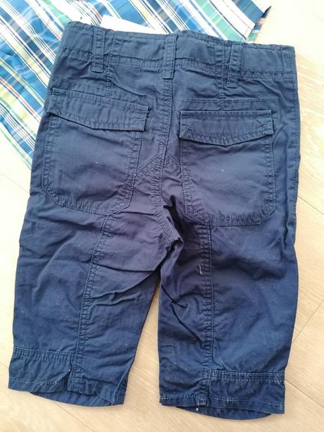 Kraťase, košela, motýlik, h&m,104