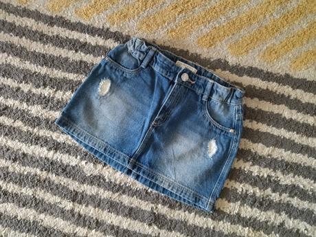 Riflová minisukňa 140/146, terranova,140