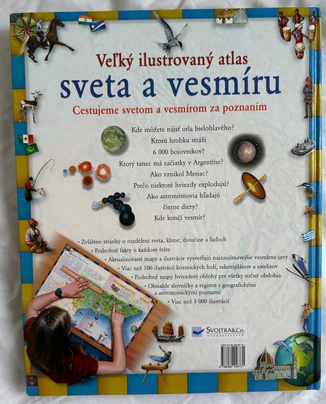 Veľký ilustrovaný atlas sveta a vesmíru za 7eur,