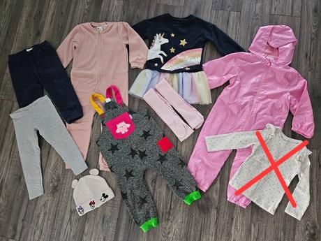 Oblečenie pre dievčatko 98, 86–98