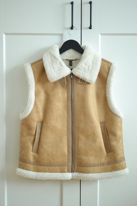 Hnedá vesta m, h&m,m