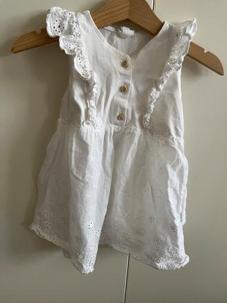 Trojdielna suprava saty s krajkou nohavickami a ce, h&m,80