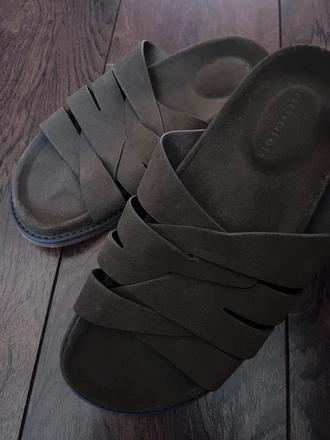 Hnedé pánske šľapky reserved 42, reserved,42