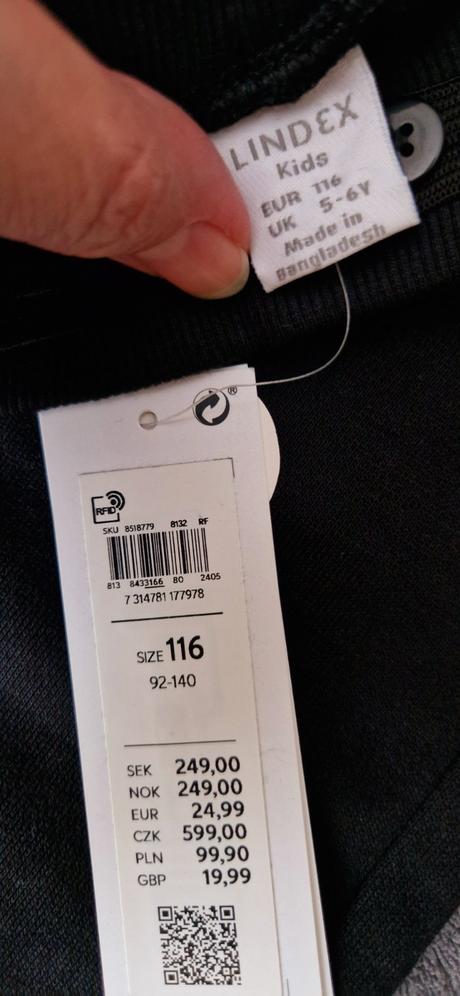 Tepláky 116 premium, lindex,116