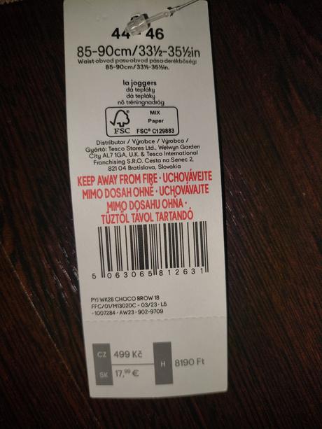 Teplaky semisove, f&f,44